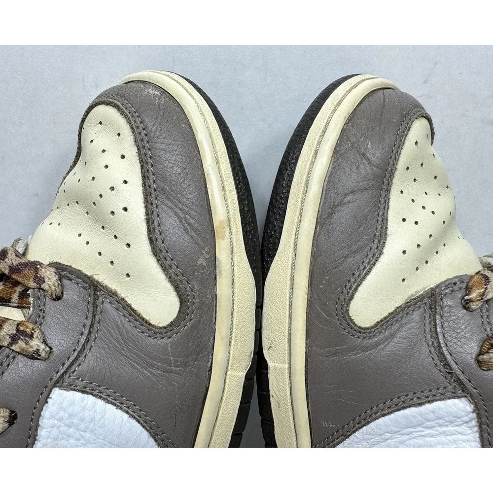 Nike Sb Dunk High Ferris Bueller Leopard 305050-201 Men's Size 10.5 Shoes Brown
